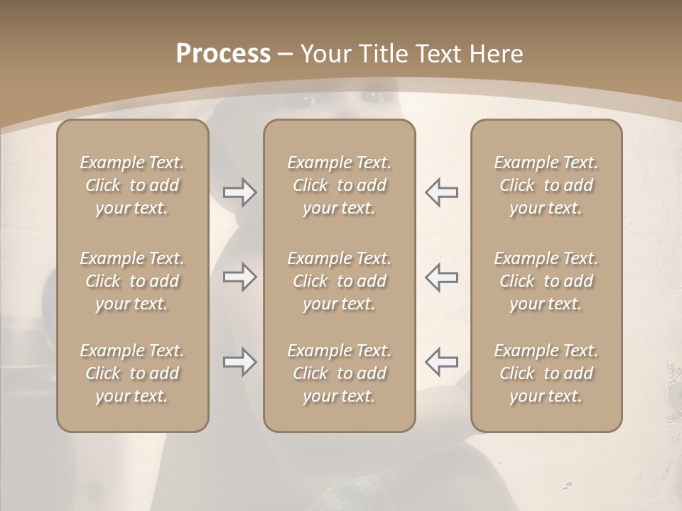Baby Isolated White PowerPoint Template