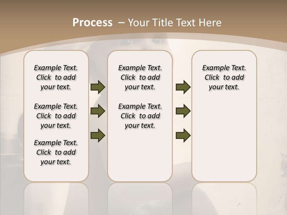 Baby Isolated White PowerPoint Template
