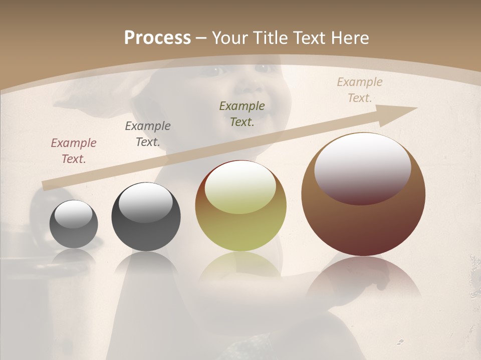 Baby Isolated White PowerPoint Template