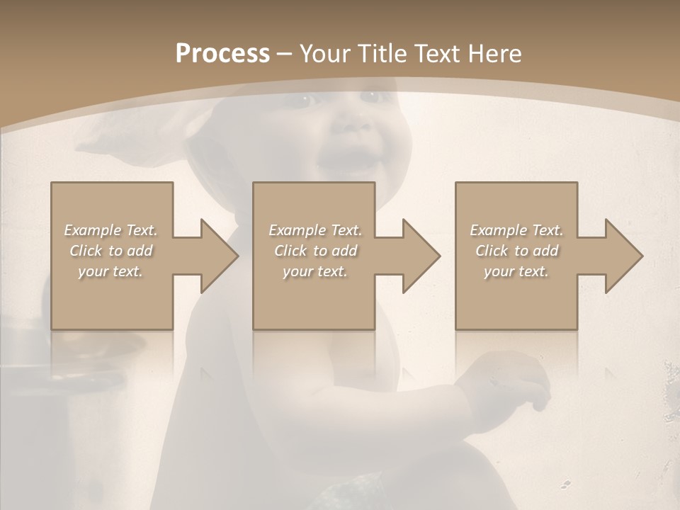 Baby Isolated White PowerPoint Template