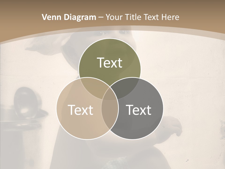 Baby Isolated White PowerPoint Template