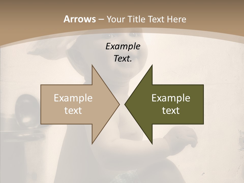 Baby Isolated White PowerPoint Template