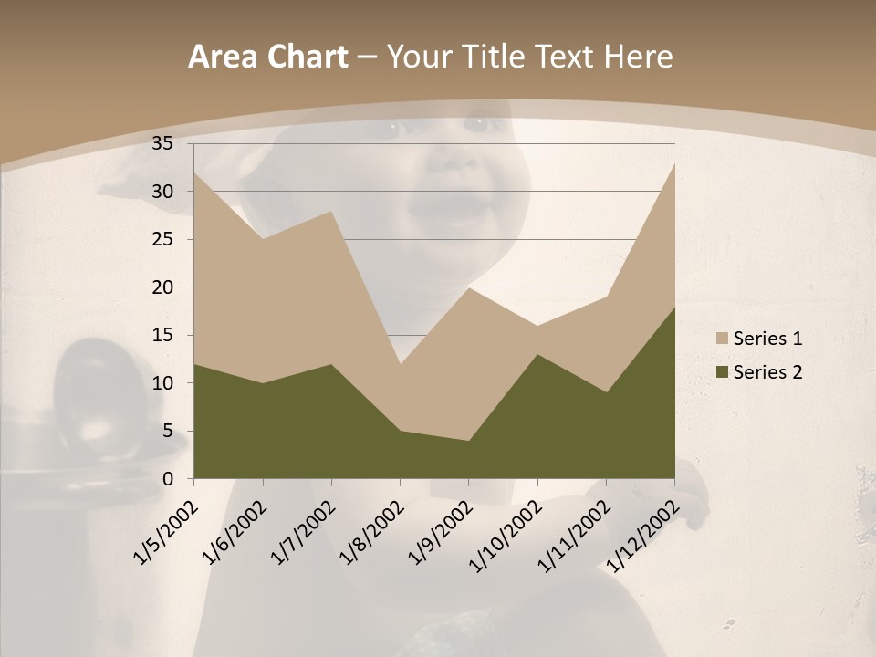 Baby Isolated White PowerPoint Template