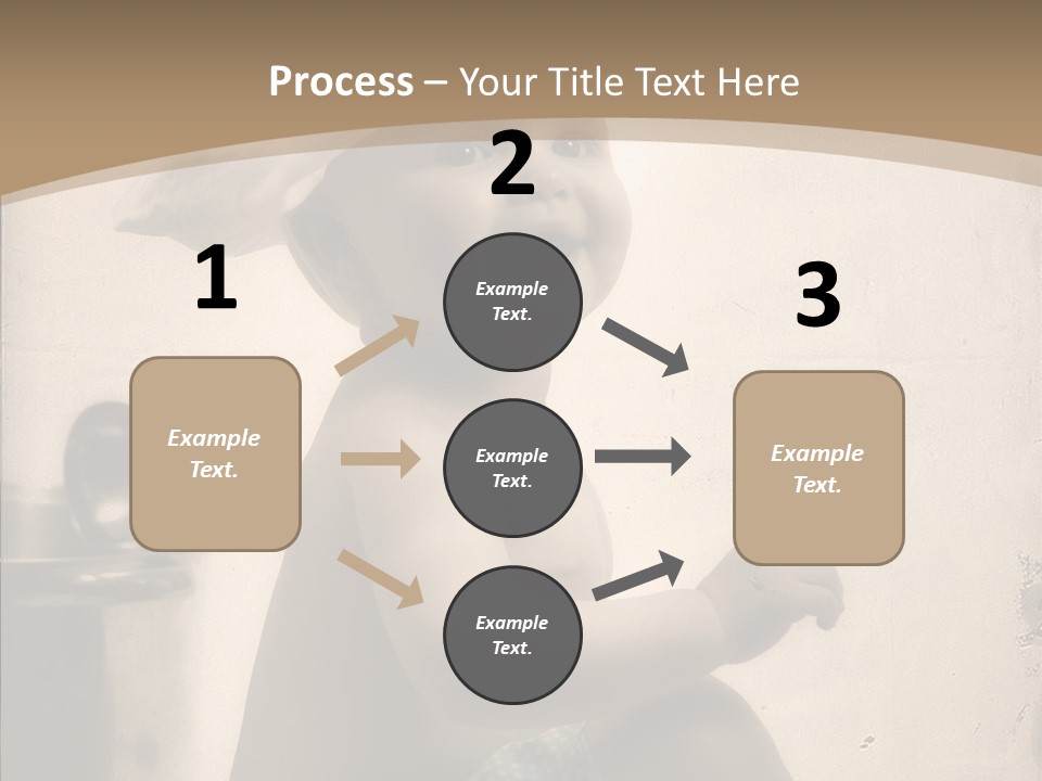 Baby Isolated White PowerPoint Template