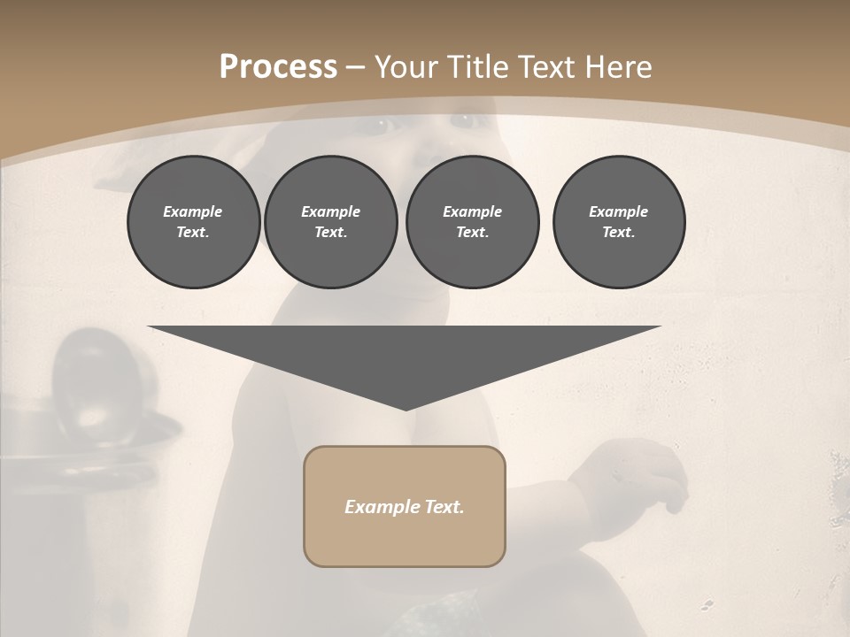 Baby Isolated White PowerPoint Template