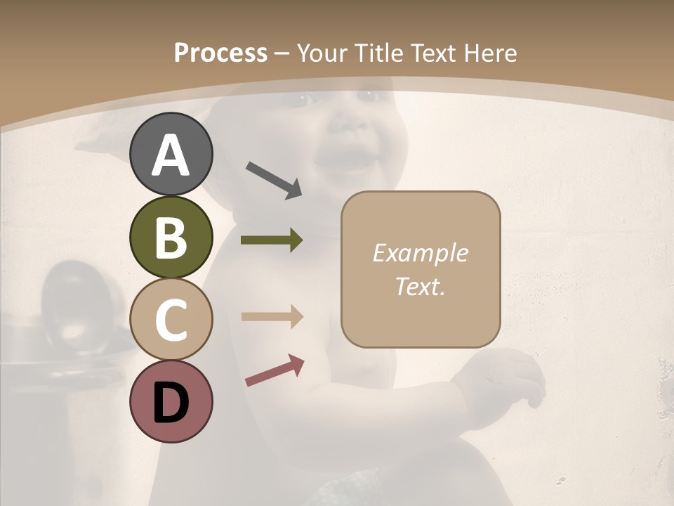 Baby Isolated White PowerPoint Template