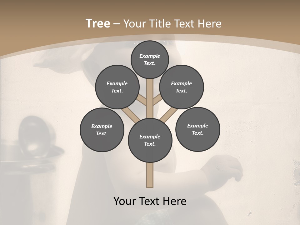 Baby Isolated White PowerPoint Template