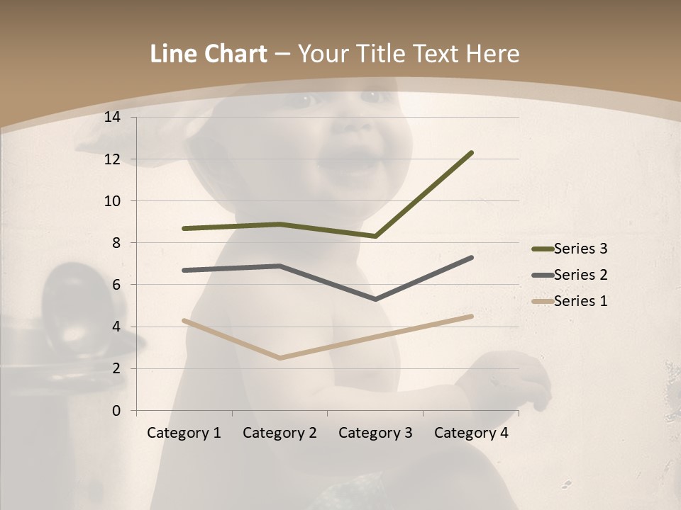 Baby Isolated White PowerPoint Template