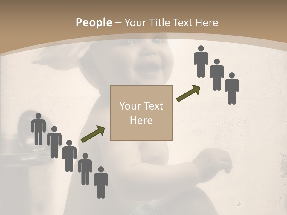 Baby Isolated White PowerPoint Template