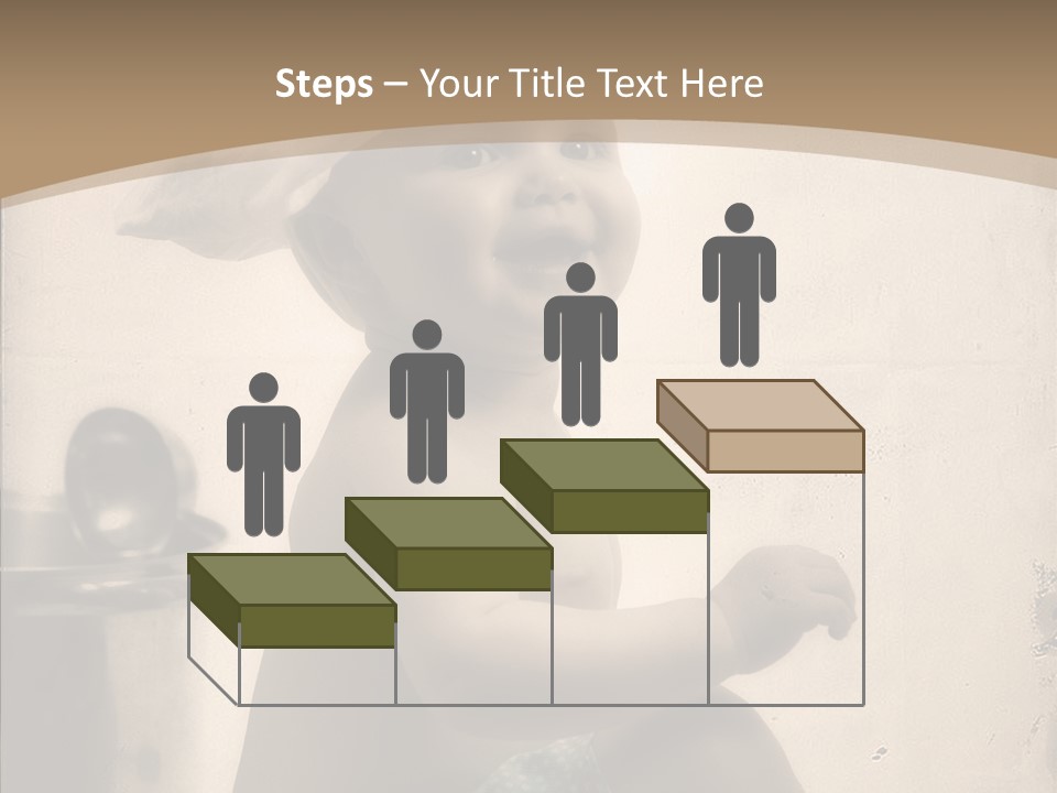 Baby Isolated White PowerPoint Template