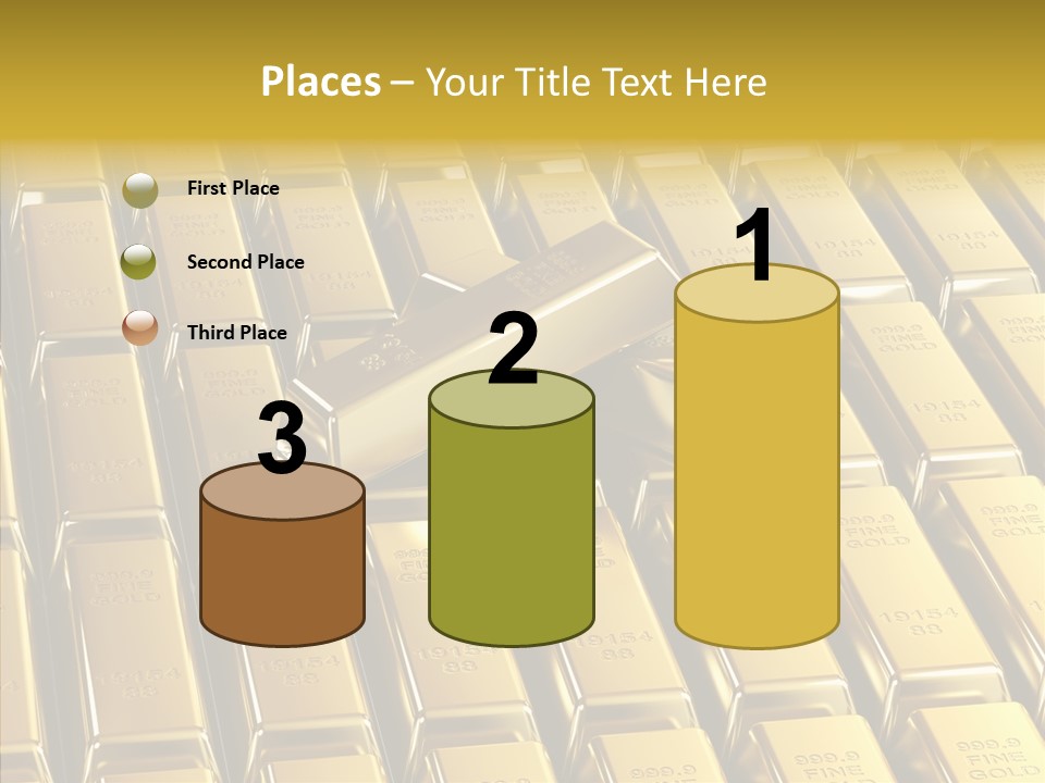 Business Golden Perfection PowerPoint Template
