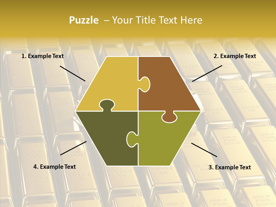 Business Golden Perfection PowerPoint Template