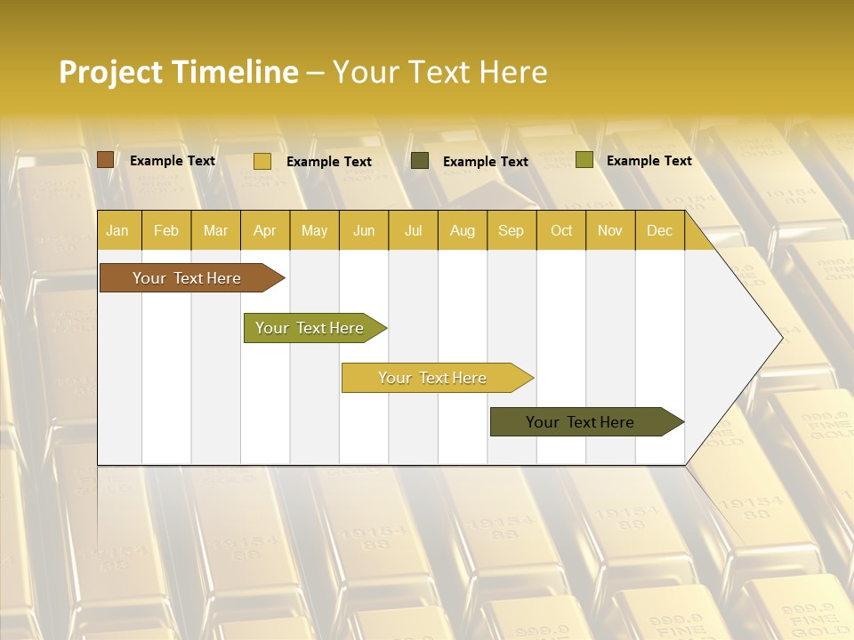 Business Golden Perfection PowerPoint Template