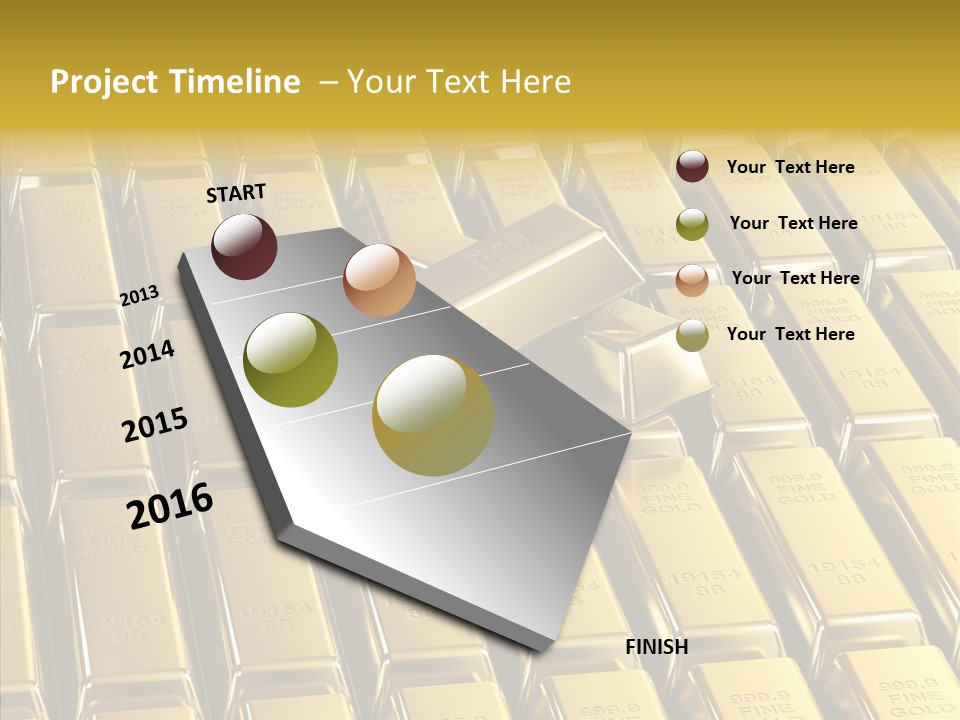 Business Golden Perfection PowerPoint Template