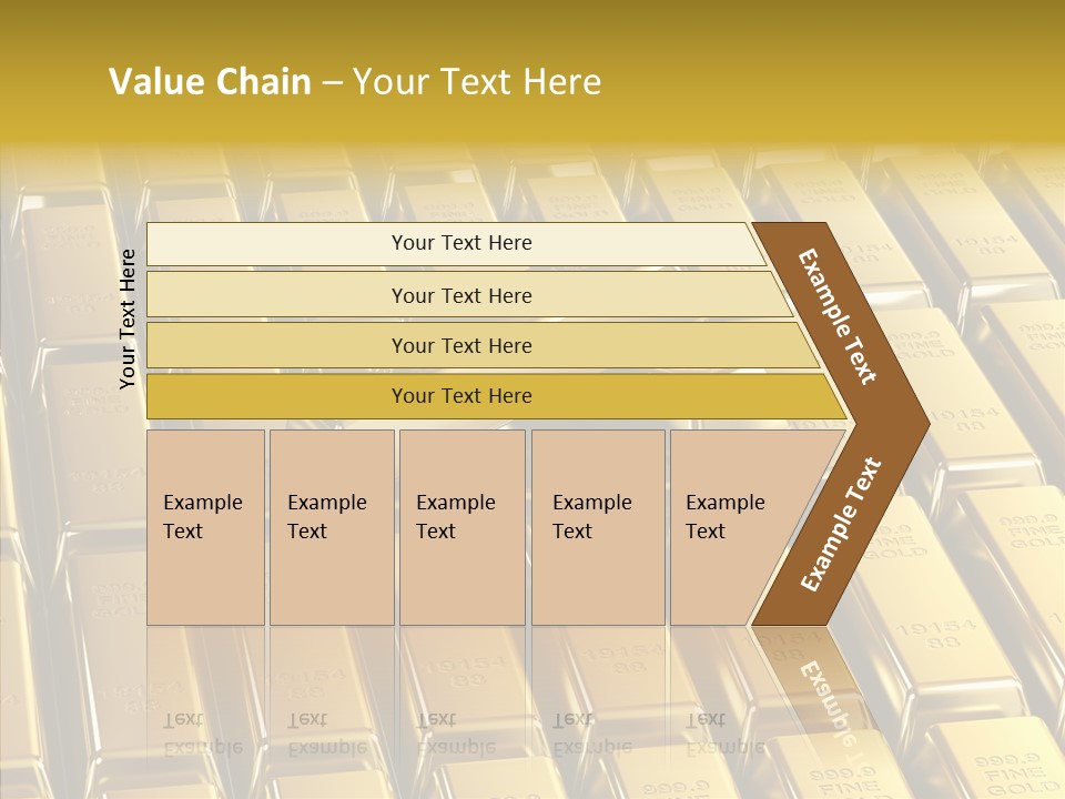 Business Golden Perfection PowerPoint Template