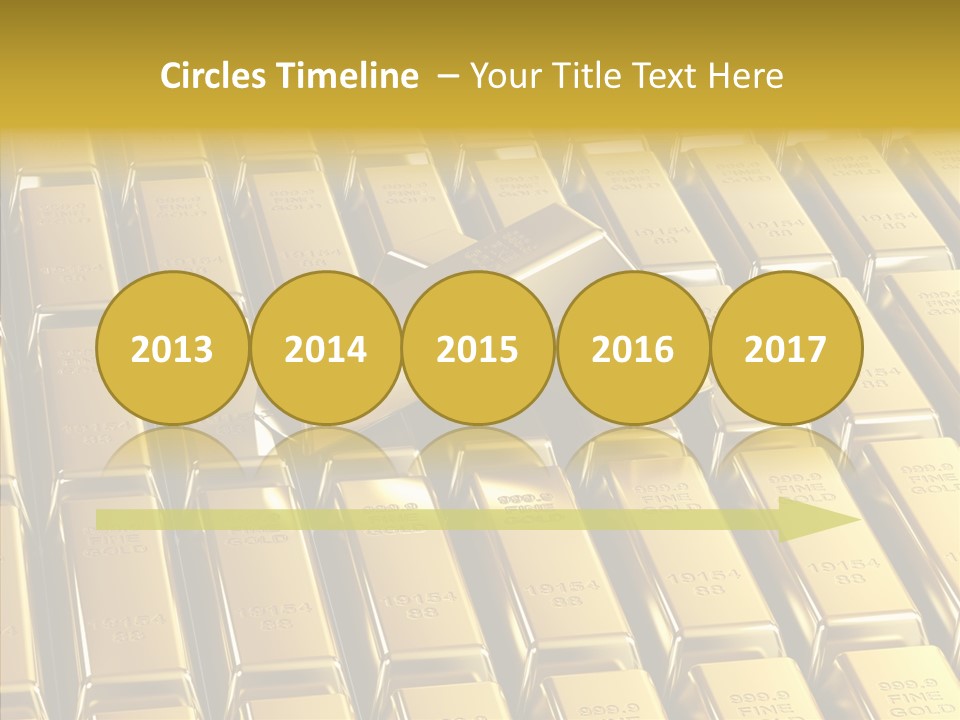 Business Golden Perfection PowerPoint Template