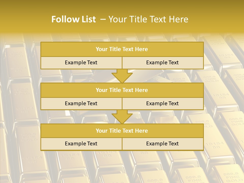 Business Golden Perfection PowerPoint Template