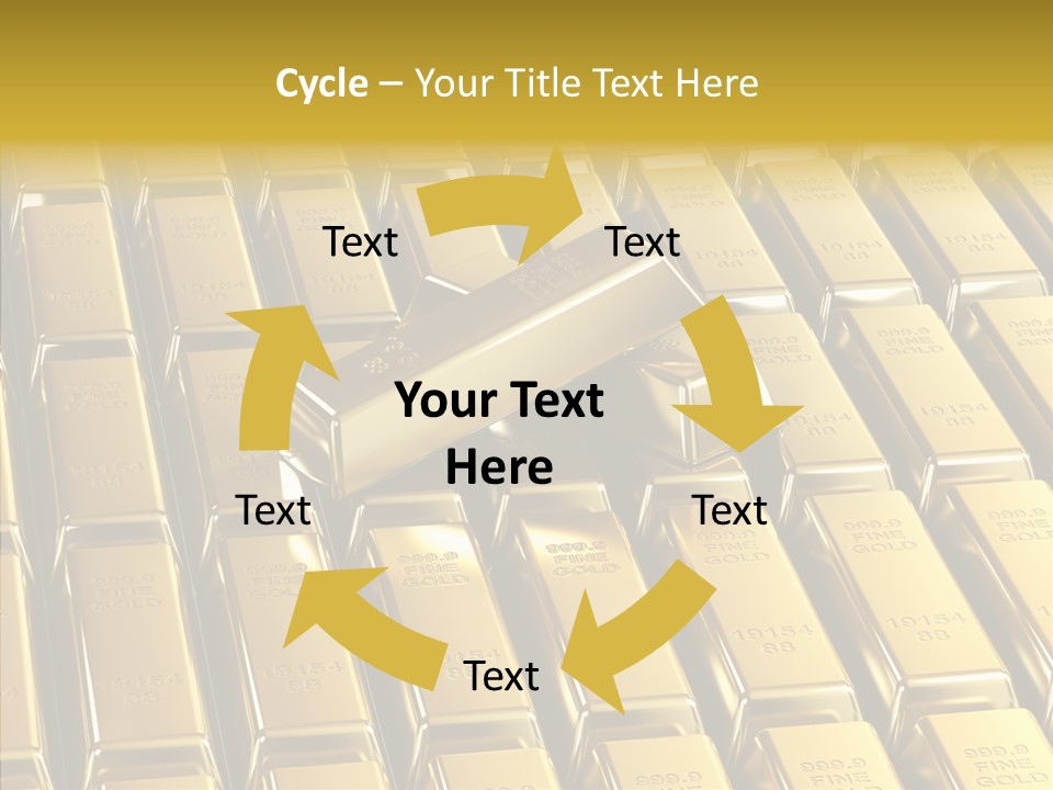 Business Golden Perfection PowerPoint Template