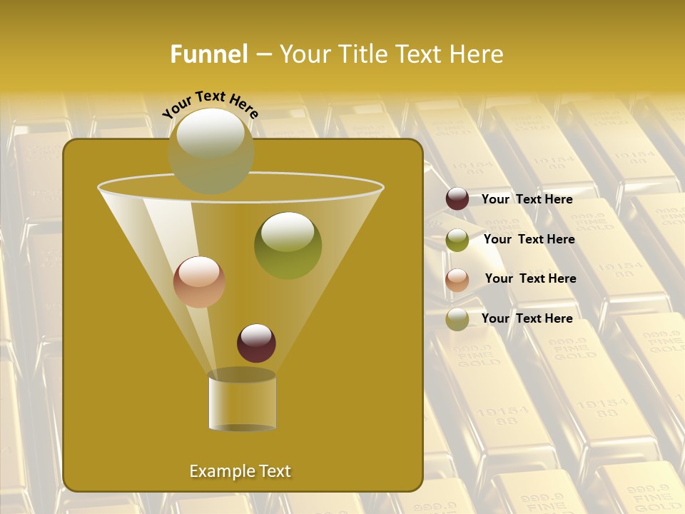 Business Golden Perfection PowerPoint Template