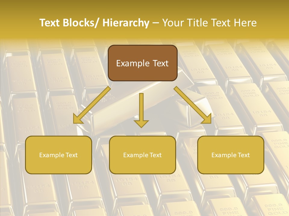 Business Golden Perfection PowerPoint Template