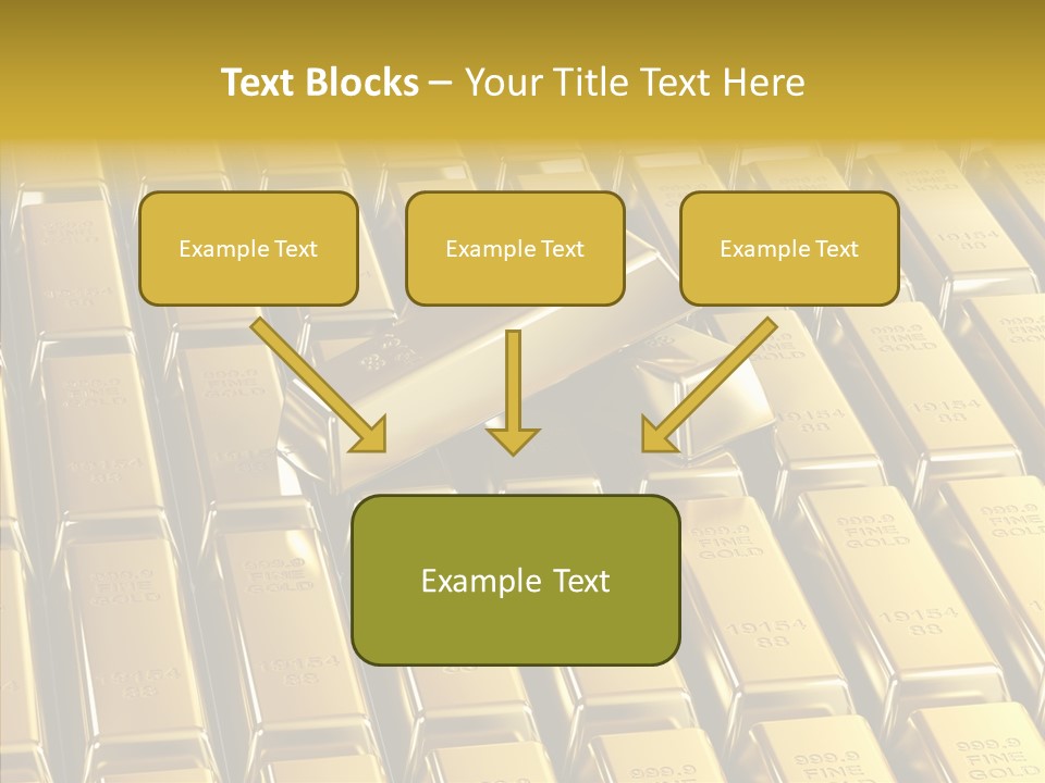 Business Golden Perfection PowerPoint Template