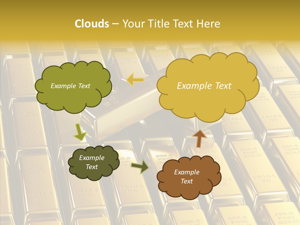 Business Golden Perfection PowerPoint Template