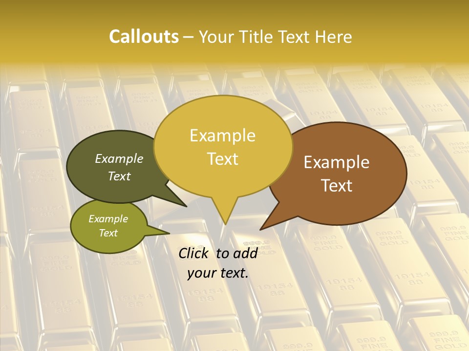 Business Golden Perfection PowerPoint Template