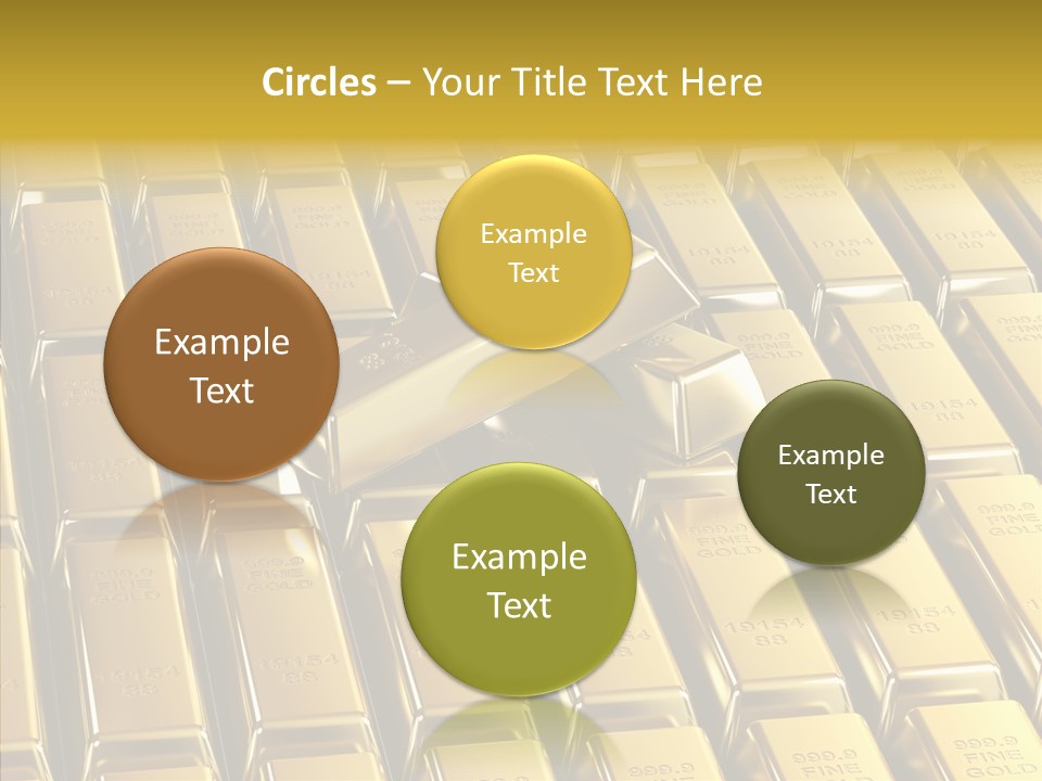 Business Golden Perfection PowerPoint Template