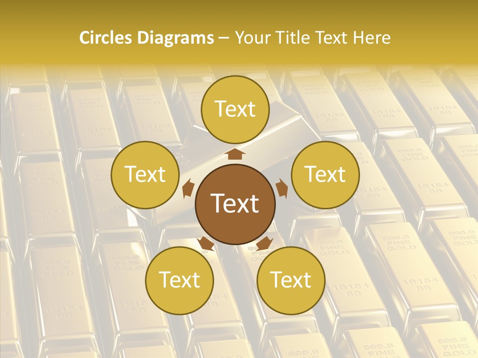 Business Golden Perfection PowerPoint Template