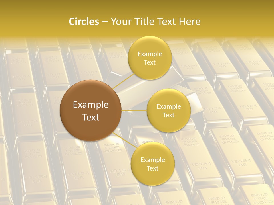 Business Golden Perfection PowerPoint Template