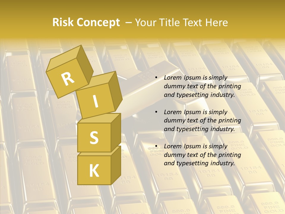 Business Golden Perfection PowerPoint Template