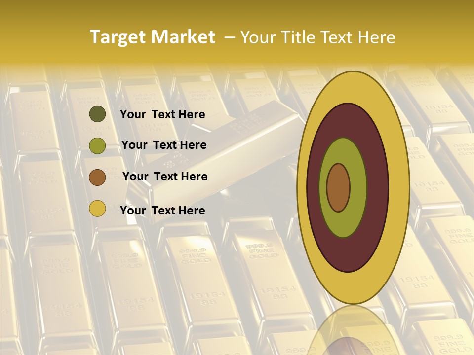 Business Golden Perfection PowerPoint Template