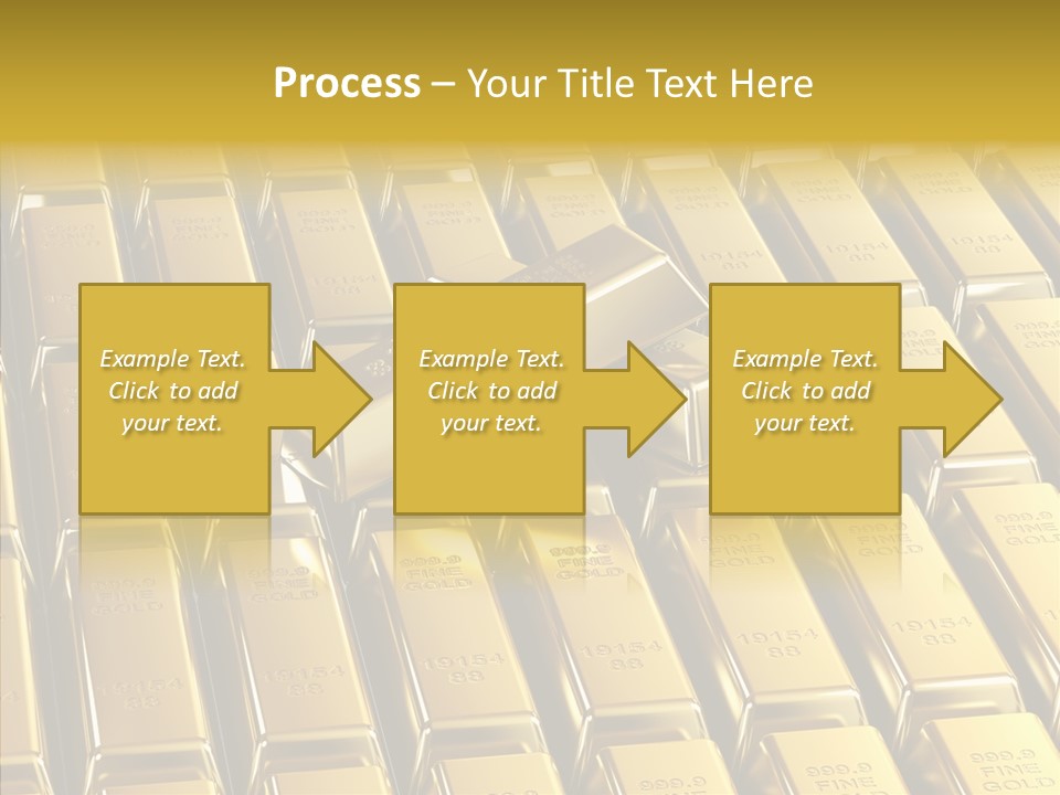 Business Golden Perfection PowerPoint Template