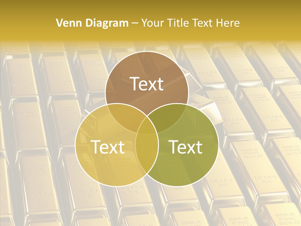 Business Golden Perfection PowerPoint Template