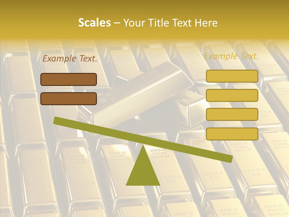 Business Golden Perfection PowerPoint Template