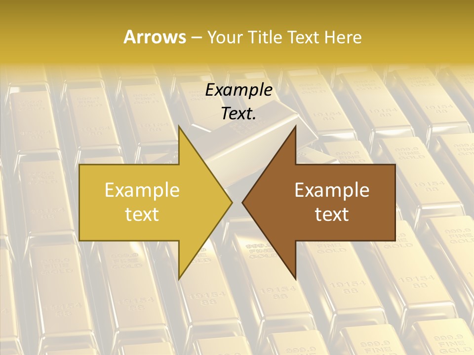 Business Golden Perfection PowerPoint Template