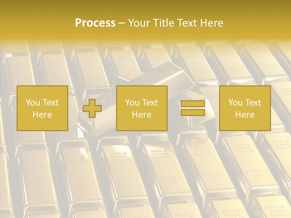 Business Golden Perfection PowerPoint Template