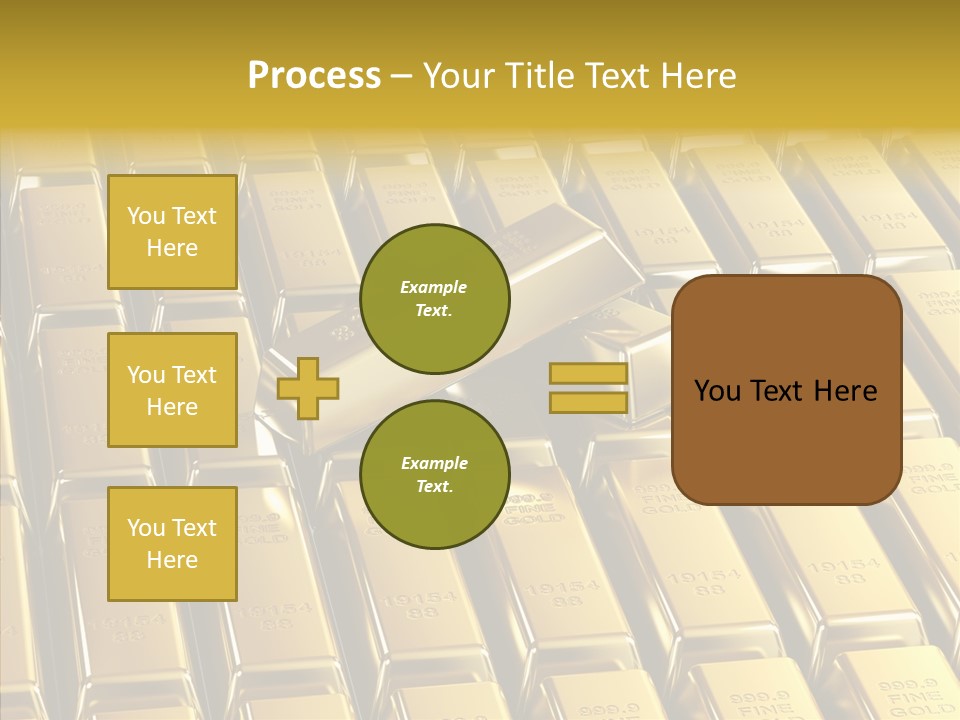 Business Golden Perfection PowerPoint Template