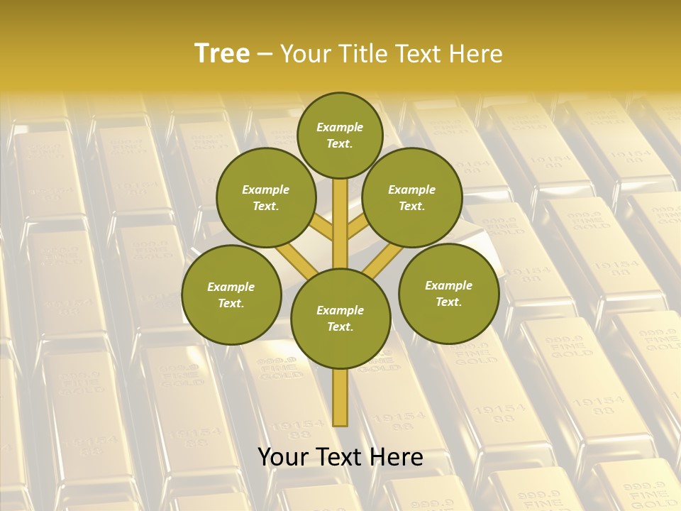 Business Golden Perfection PowerPoint Template