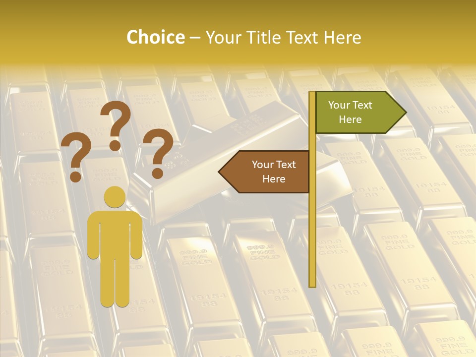 Business Golden Perfection PowerPoint Template