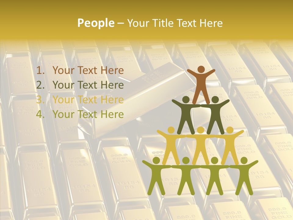 Business Golden Perfection PowerPoint Template