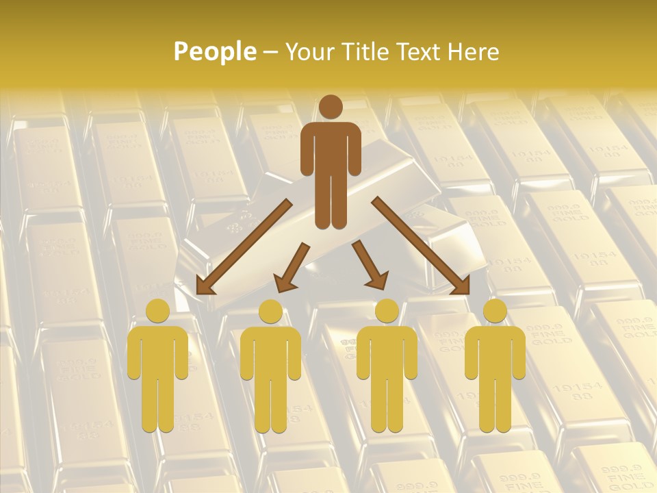 Business Golden Perfection PowerPoint Template