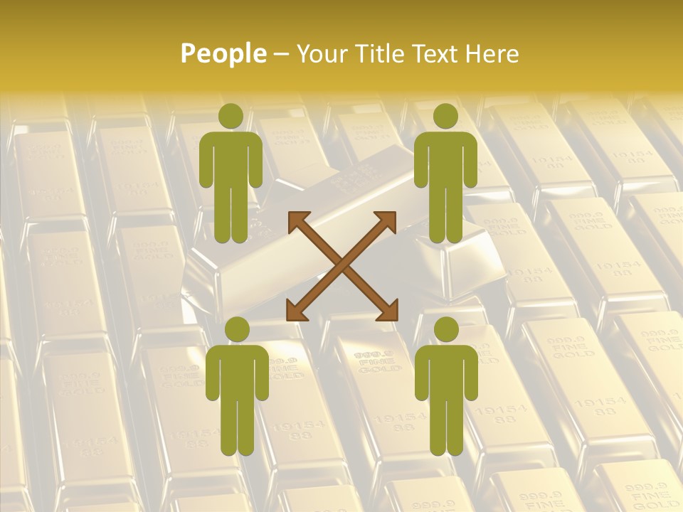 Business Golden Perfection PowerPoint Template