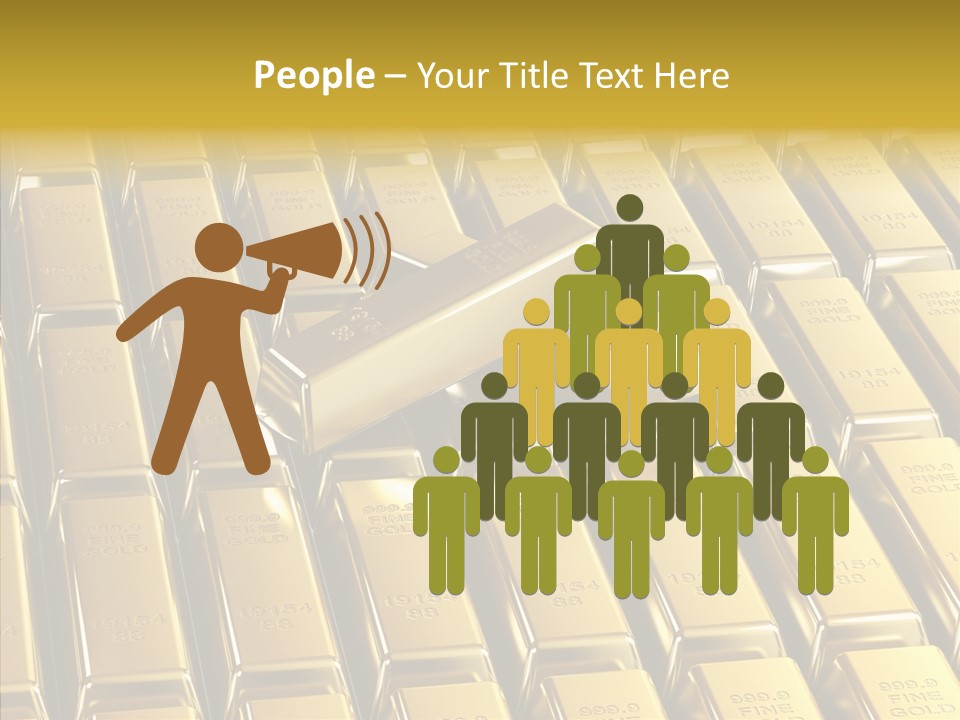 Business Golden Perfection PowerPoint Template