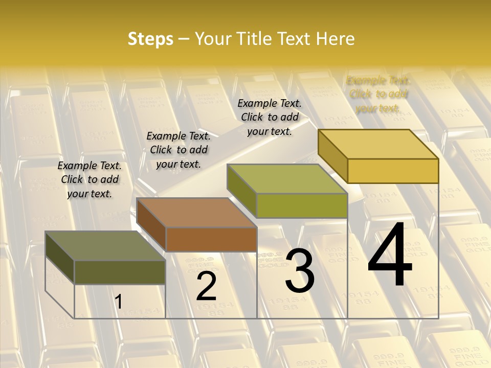 Business Golden Perfection PowerPoint Template
