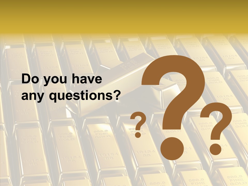 Business Golden Perfection PowerPoint Template