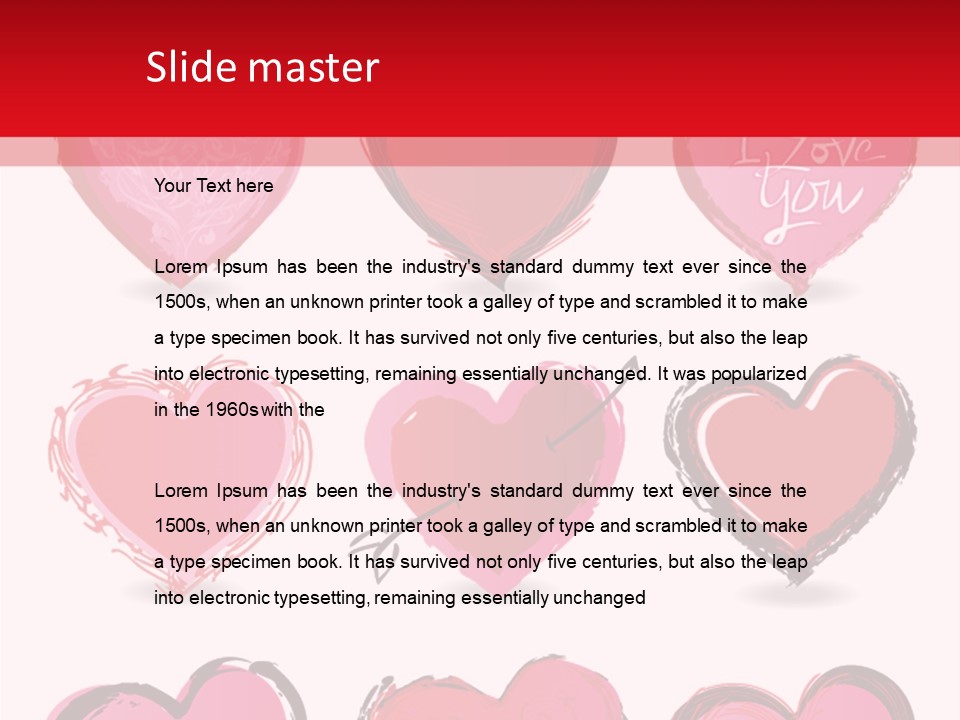 Birthday Shadow Vector PowerPoint Template