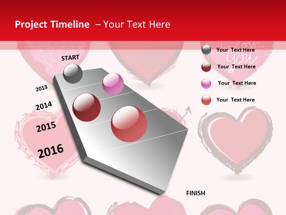 Birthday Shadow Vector PowerPoint Template