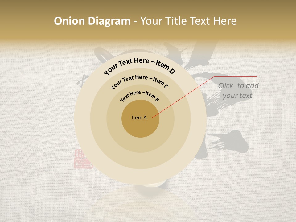 Chinese Calligraphy Chinese Art Korean PowerPoint Template