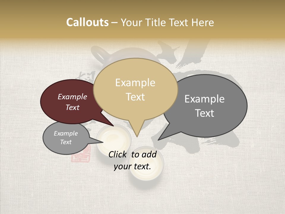 Chinese Calligraphy Chinese Art Korean PowerPoint Template